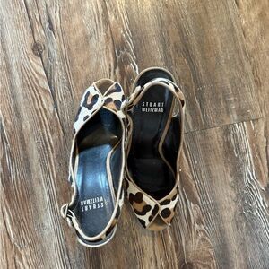 Stuart Weitzman Brown and Black Heels Timeless Elegance